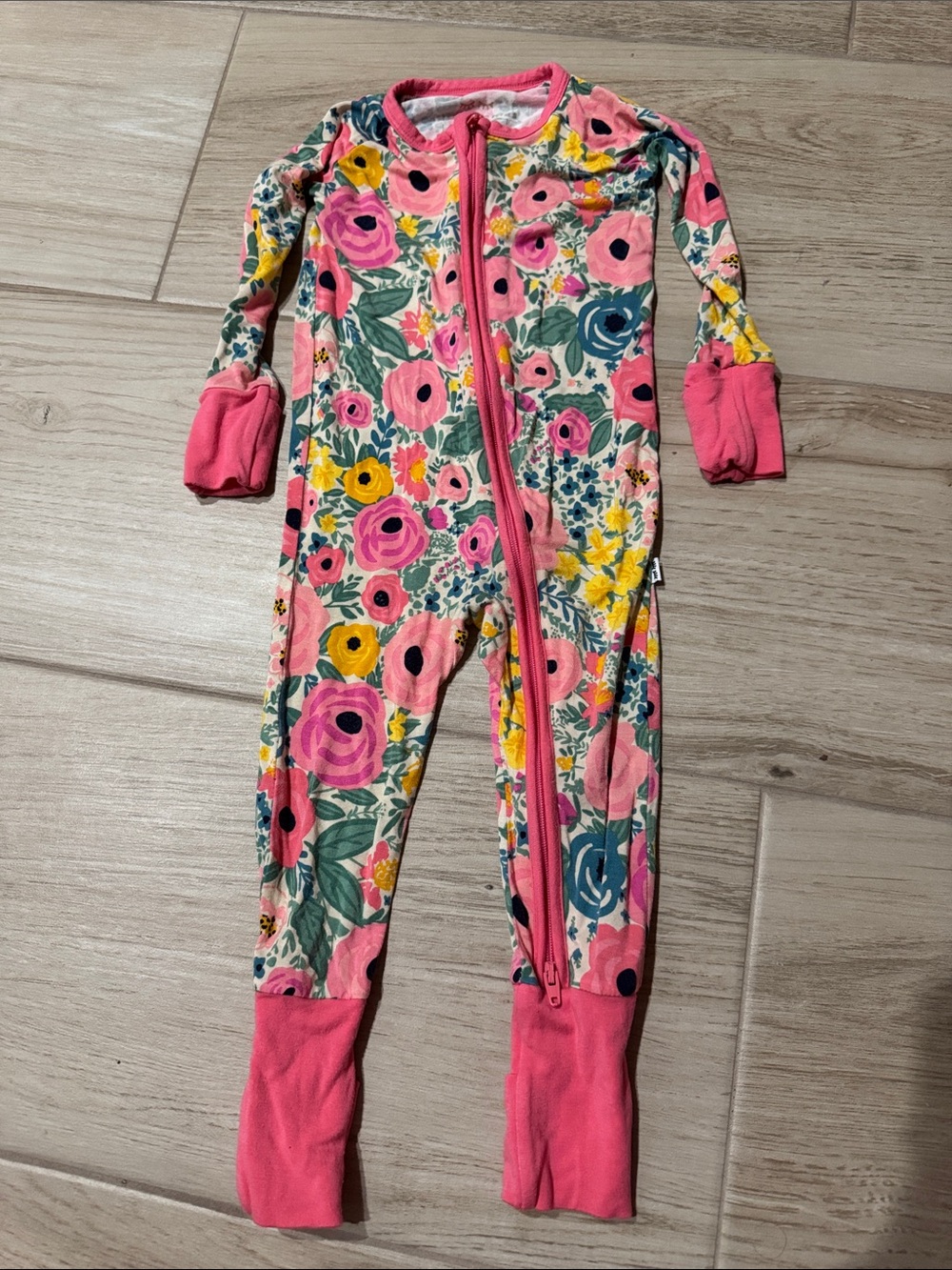 Little Sleepies Secret Garden Bamboo Viscose Zippy 6-12 months